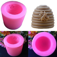 3D Creative Screw Bee Hive Handmade Candle Soap Mold DIY Silicone Resin Mold