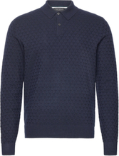 Morar Tops Knitwear Long Sleeve Knitted Polos Navy Ted Baker London