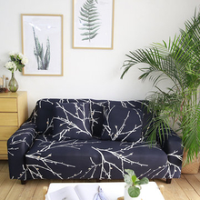 Textile Spandex Strench Sofa Cover Printed Protector