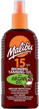 Malibu Bronzing Tanning Oil With Argan Oil SPF15 200ml