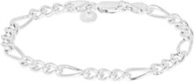 Ix Chunky Figaro Bracelet Silver Armbånd Smykker Sølv IX Studios*Betinget Tilbud