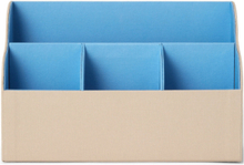 Desktop Organizer - Beige/Blue Home Storage Office Storage Organisers Beige PRINTWORKS
