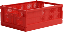 Made Crate Midi Home Storage Storage Baskets Rød Made Crate*Betinget Tilbud