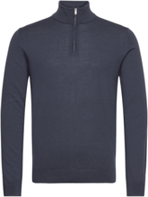 Blackhall Knitwear Half Zip Pullover Marineblå Reiss*Betinget Tilbud