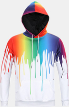 Hoodies Original 3D Colorful Paint Printing Sport Hooded Top