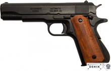 Denix Automatic .45 Pistol M1911A1 Träkolv, USA 1911 (WWI & II) Replika