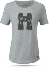 Swarovski TSB T-Shirt Birds Female Grey (M), Swarovski