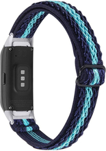 Samsung Galaxy Fit nylon elastic watch strap - Midnight Blue
