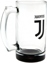 Juventus FC Crest Glass Beer Stein