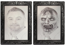 Halloween Lenticular 3D Changing Face Horror Portrait Haunted Spooky Decorations