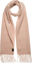 Classic Wool Woven Scarf Accessories Scarves Winter Scarves Beige Calvin Klein