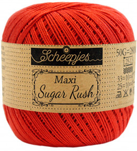 Scheepjes Maxi Sugar Rush Unicolor 390 Vallmofrg