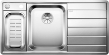 Blanco Axis III 6S-IF venstre MXI køkkenvask, 100x51 cm, rustfrit stål