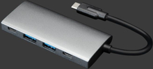 Plexgear 430 Hubb för USB-C och USB-A 4-vägs