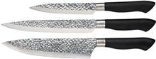 Akira knivsett 3 kniver svart håndtak 1 set
