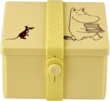 The Moomins Storage/Lunch Box Square Home Kitchen Kitchen Storage Lunch Boxes Gul Moomin*Betinget Tilbud