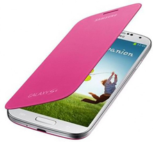 Samsung i9500 Galaxy S4 - Book Flip Tasche Case von Original Samsung - pink