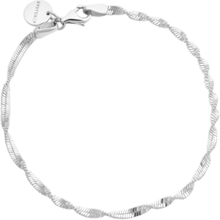 Herringb Twisted Bracelet Accessories Jewellery Bracelets Chain Bracelets Silver Syster P