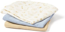 Kids Concept ® Muslin-tæpper sæt med 3 blå