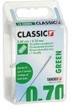 Tandex Classic mellanrumsborste grön 0,70 mm