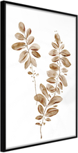 Inramad Poster / Tavla - Botanical Watercolour - 20x30 Svart ram