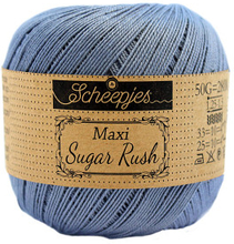 Scheepjes Maxi Sugar Rush Unicolor 247 Bluebird