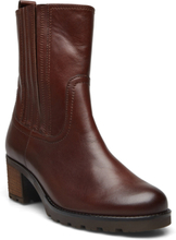 Mid Chelsea Shoes Boots Ankle Boots Ankle Boots With Heel Brown Gabor