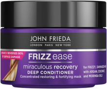 Frizz Ease Miraculous Recovery Deep Conditi R 250 Ml Hår Conditi R Balsam Nude John Frieda*Betinget Tilbud