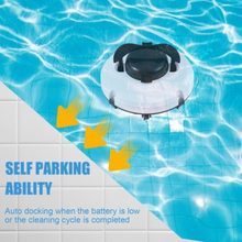 Cordless Robotic Pool Cleaner IPX8 Waterproof Dual-Motor Strong Suction Self-Parking 120Mins Runtime Automatic Pool Vacuum for Above Ground In-Ground Swimming Pool Up to 1076 Sq.Ft