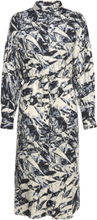 Srmila Midi Shirt Dress Knælang Kjole Multi/patterned Soft Rebels
