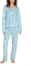 PJ Salvage Playful Prints Pyjama Hellblau Must Large Damen