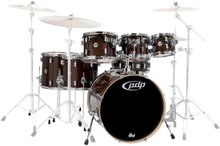 PDP by DW Shell set Concept Maple Satin Charcoal Burst