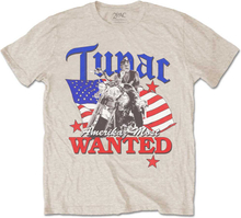 Tupac: Unisex T-Shirt/Most Wanted (Large)
