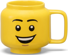 Lego Ceramic Mug Small Happy Boy Home Meal Time Cups & Mugs Cups Multi/mønstret LEGO STORAGE*Betinget Tilbud