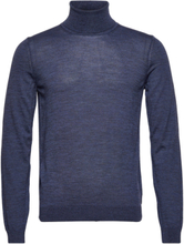 Musso-P Knitwear Turtlenecks Blå BOSS*Betinget Tilbud