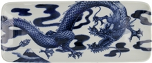 Japonism Plate 28,5x14x2,5cm Dragon Blue