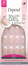 Salon Gel Nude Oval Nord Beauty WOMEN Nails Fake Nails Nude Depend Cosmetic*Betinget Tilbud
