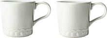 PotteryJo Tulipa kopp med håndtak, 2-pack, hvit