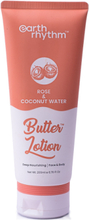 Rose & Coconut Water Butter Body Lotion Beauty WOMEN Skin Care Body Body Lotion Nude Earth Rhythm*Betinget Tilbud