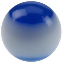 Blue and White - 5 mm Akrylkula till 1,6 mm stång