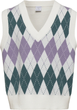 Sweater Vest Argyle Tops Vests Multi/patterned Lindex