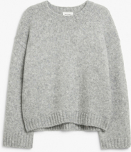 Chunky knit oversized sweater - Grey