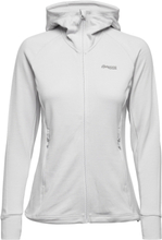 Ulstein Wool Hood W Jacket Aluminium Xs Sport Sweatshirts & Hoodies Hoodies White Bergans