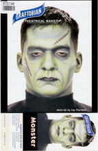 Komplett 4-sidig Sminkguide för Monster/Frankenstein