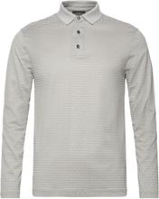 Polo Shirt Designers Polos Long-sleeved Grey Emporio Armani