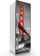 Sticker koelkast Golden Gate
