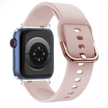 Apple Watch (41mm) simple silicone watch strap - Pink
