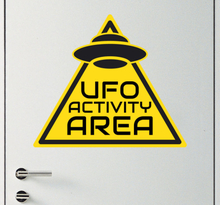 Muursticker UFO Activiteiten