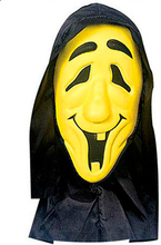Happy Ghost - gul mask med huva