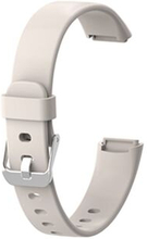 Silikone justerbar ensfarvet urrem Udskiftning af håndledsarmbånd Bælte til Fitbit Luxe, størrelse: